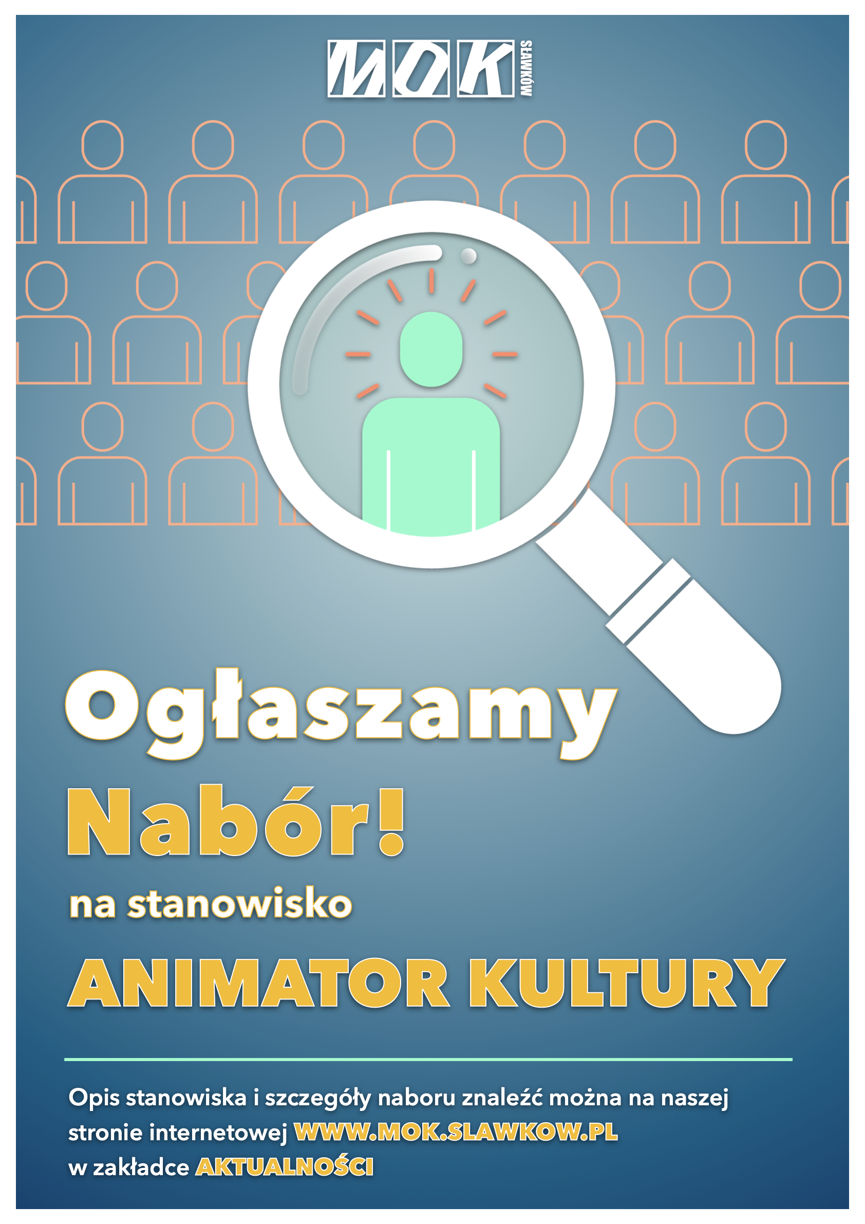 Ogłoszenie o naborze na stanowisko animatora kultury