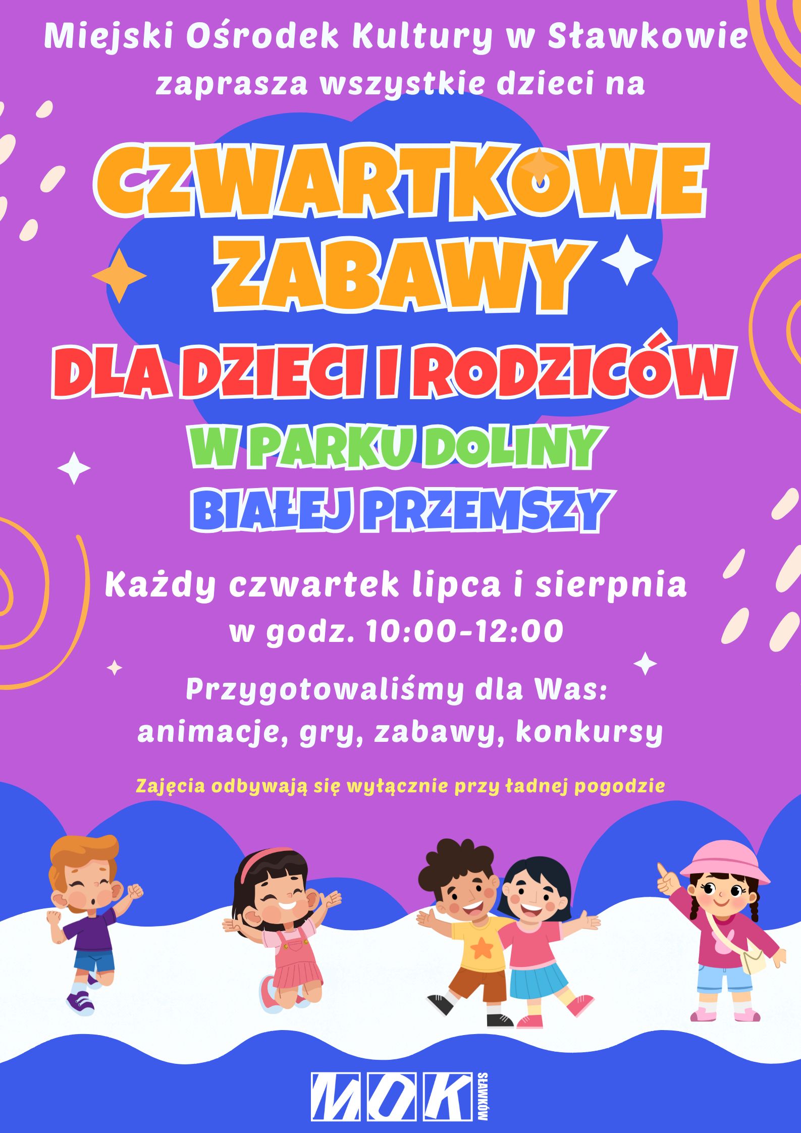 Czwartkowe zabawy w Dolinie Białej Przemszy